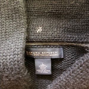 Banana republic shawl collar sweater